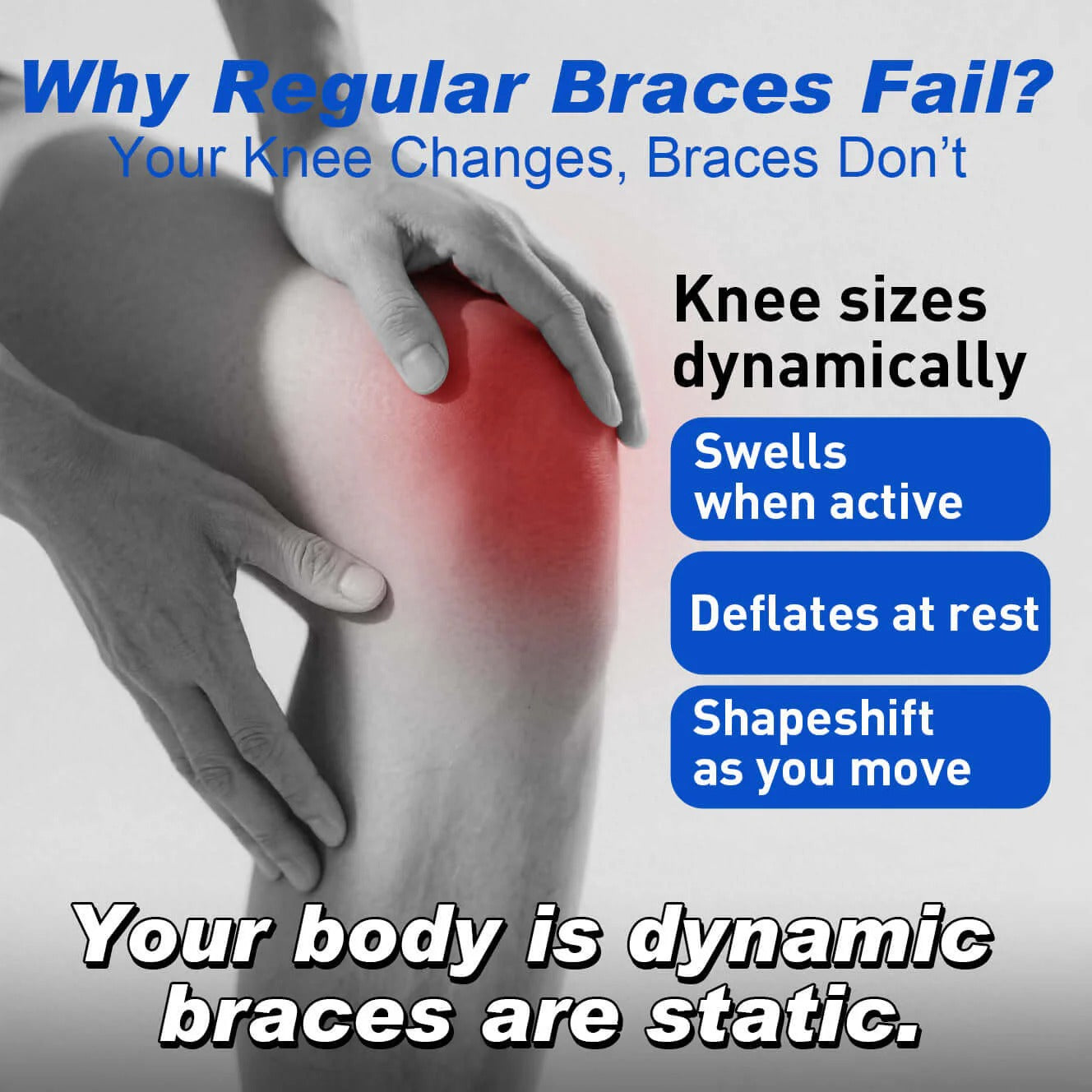 Kuangmi® Smart Knee Brace - Standard (ETIE Knob)